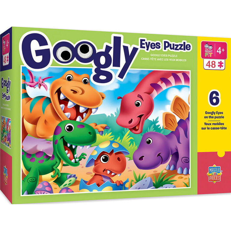 Googly Eyes Right Fit 48 Piece Kids Puzzle - English Edition