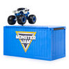 Monster Jam, Ship It and Flip It Transforming Playset with Exclusive 1:64 Scale Die-Cast Monster Jam Truck