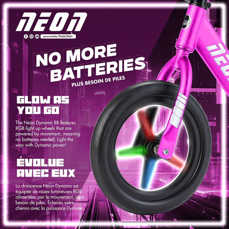 Yvolution Neon Dynamo Draisienne - Rose