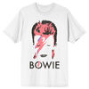 David Bowie Portrait Blanc T-Shirt- Moyen