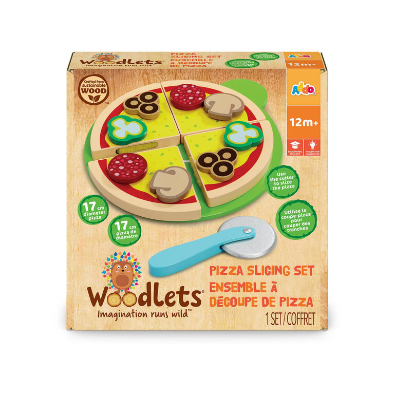 Woodlets Pizza Slicing Set - R Exclusive