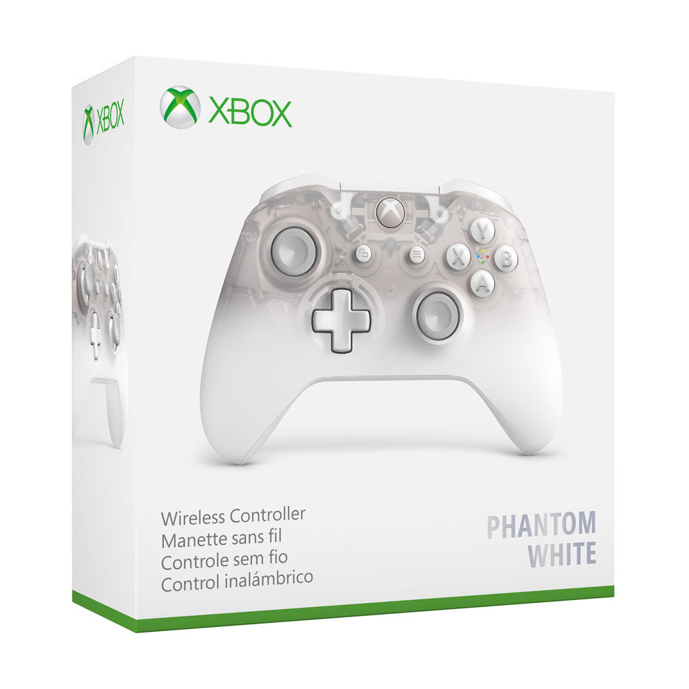 Xbox one s controller shop phantom white