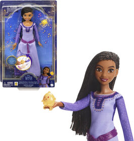 Disney - Wish - Asha de Rosas Chanteuse, figurine Star (anglais)