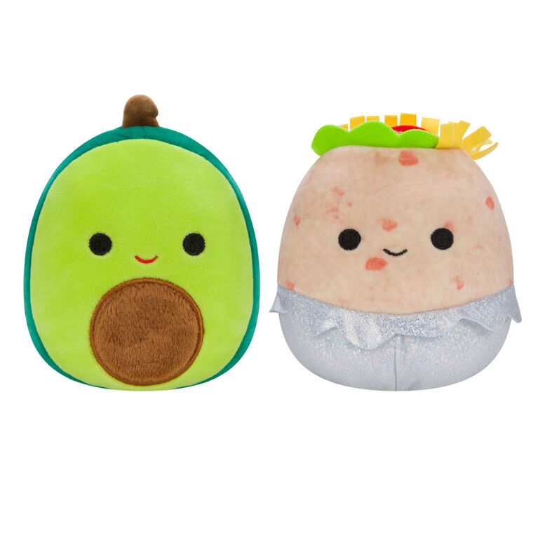Squishmallows Flip-a-mallows 5" - Avacado and Burrito