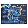 Nerf Elite 2.0, blaster Volt SD-1, 6 fléchettes Nerf officielles, faisceau lumineux de visée, rangement pour 2 fléchettes, 2 rails tactiques
