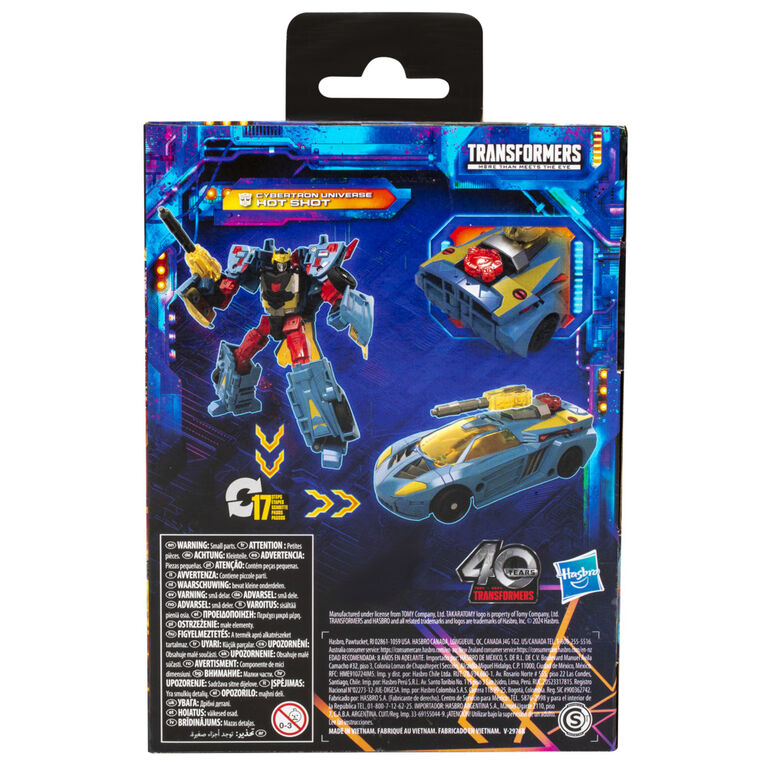 Transformers Legacy United Deluxe Class Cybertron Universe Hot Shot Action Figure