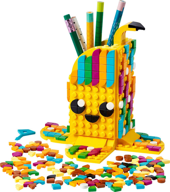 LEGO DOTS Cute Banana Pen Holder 41948 DIY Craft Decoration Kit (438 Pieces)