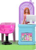 Barbie Mini BarbieLand Collectible Hair Salon Playset with 1.5-inch Barbie Doll, Interactive Play Areas for Storytelling Fun