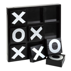 Vintage Wooden Tic Tac Toe Set W/ Board