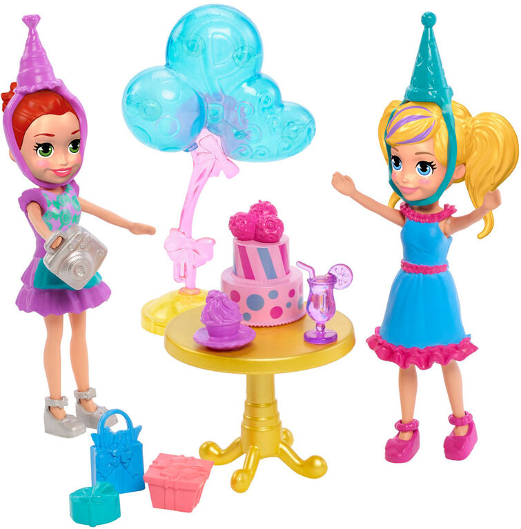 Polly Pocket - Ensemble Fête anniversaire. - Notre Exclusivité