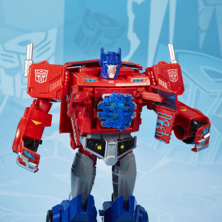 Transformers Cyberverse, figurine Action Attackers Optimus Prime de classe ultime