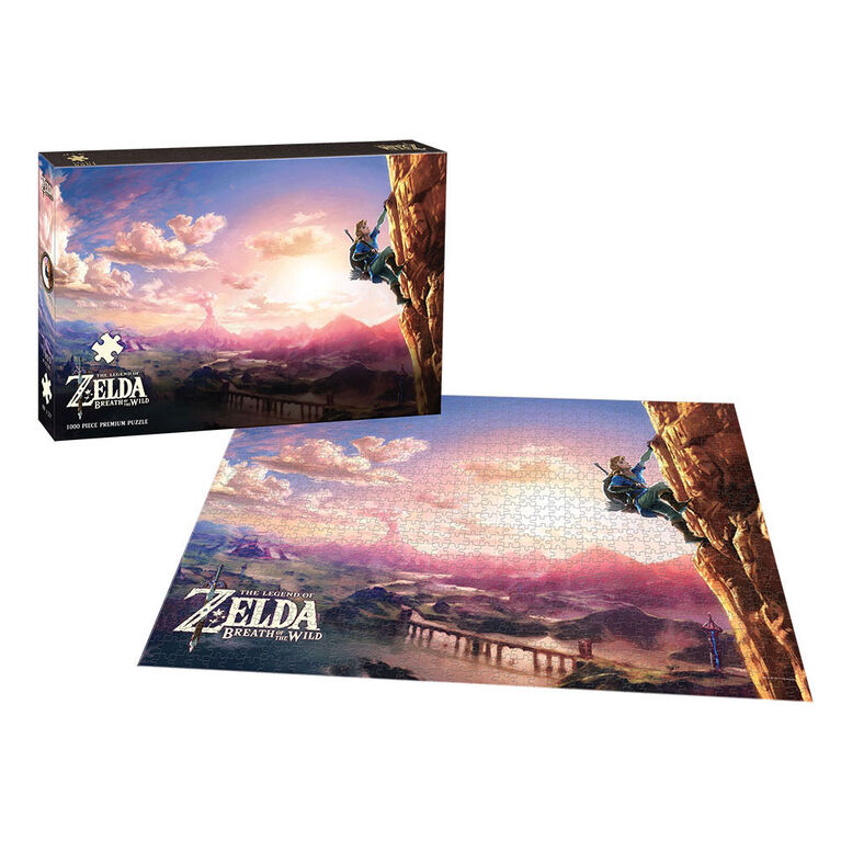 The Legend of Zelda: Breath of the Wild Scaling Hyrule Premium Puzzle - Édition anglaise