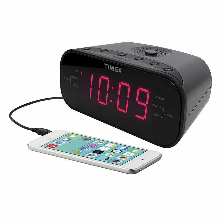 iHome Dual Alarm Clock Radio with 1.2 inch Red Display Grey Toys R Us