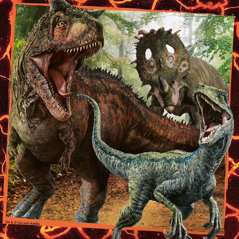 Ravensburger - Jurassic World: Instinct to Hunt puzzle 3x49pc