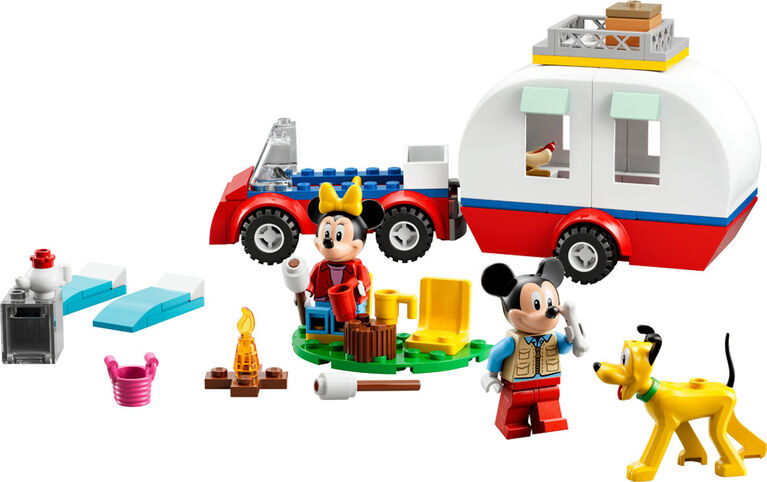 LEGO  Disney Mickey et ses amis - Voyage en camping de Mickey Mouse et Minnie Mouse 10777