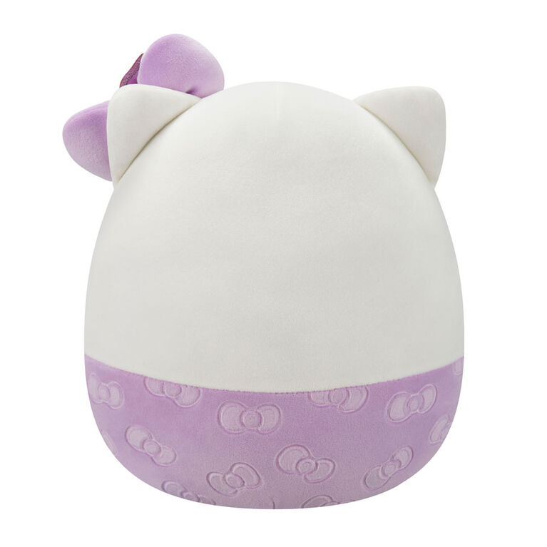 Squishmallows 8" Plush - Hello Kitty 50th Anniversary Embossed Bows: Purple Hello Kitty