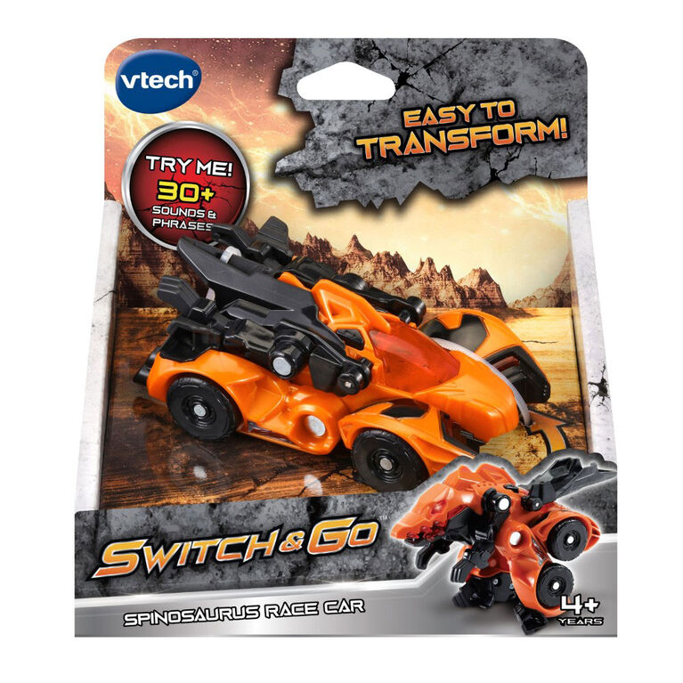 VTech Switch & Go Spinosaurus Race Car - English Edition