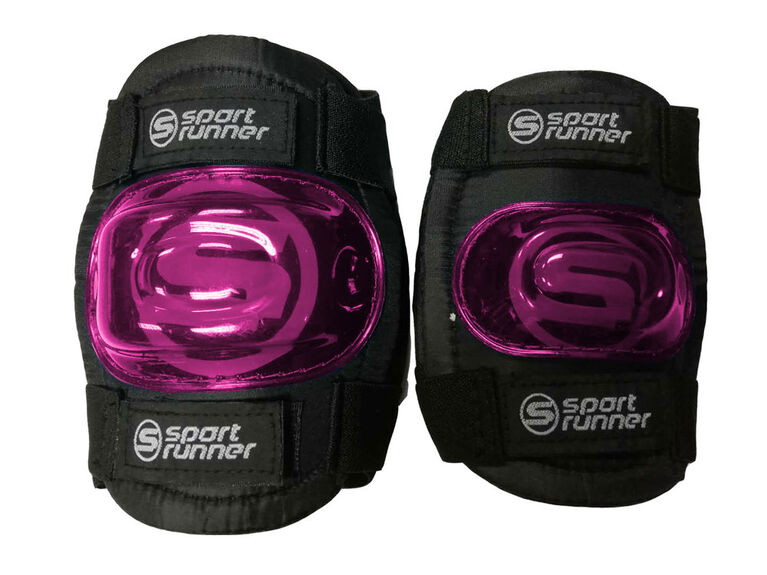 Sport Runner Medium/Large Knee and Elbow Pad Set - Pink - R Exclusive
