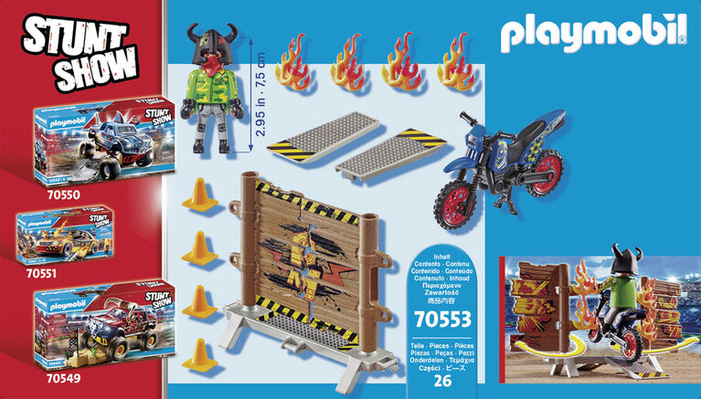 Playmobil - Stunt Show Motocross with Fire