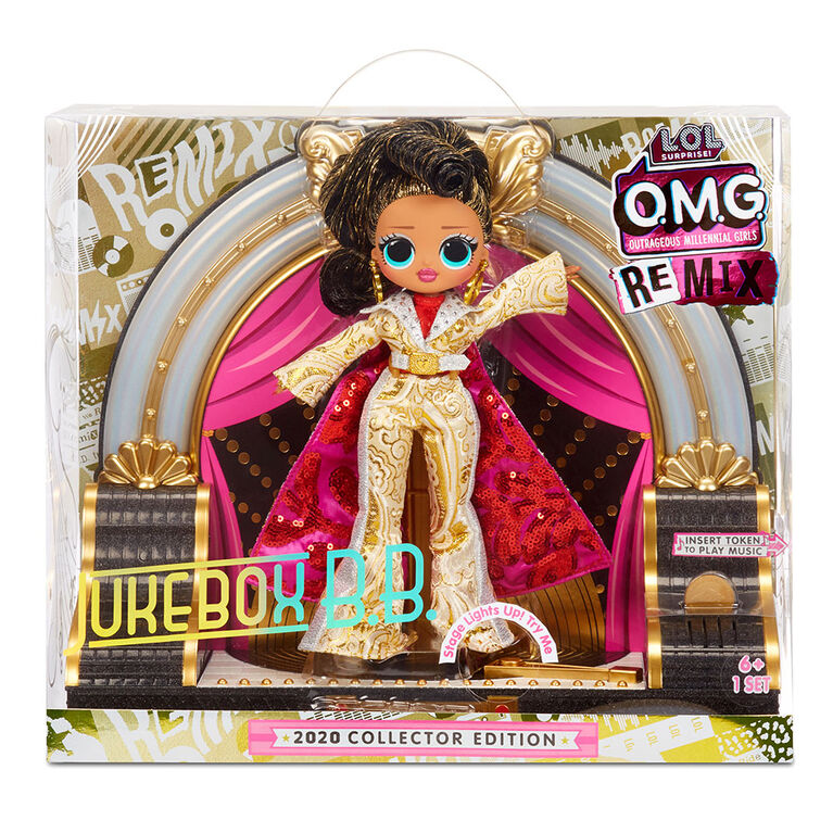 Poupée-mannequin Jukebox B.B. L.O.L. Surprise! O.M.G. Remix, série de collection 2020 avec musique