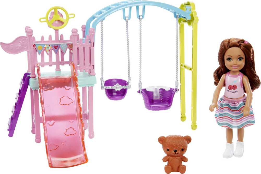 Barbie Club Chelsea Doll and Swing Set Playset with Teddy Bear Figure Toys R Us Canada