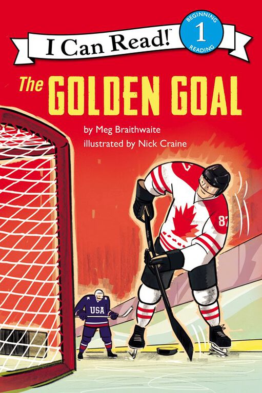 I Can Read Hockey Stories: The Golden Goal - English Edition