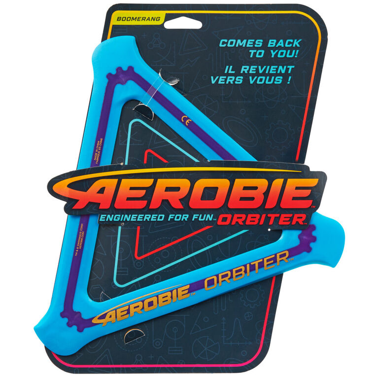 Aerobie Orbiter Boomerang - Outdoor Returning Toy - Blue