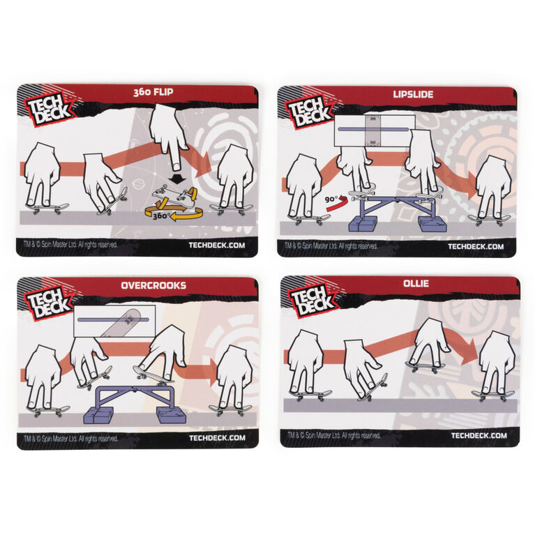 Tech Deck, Element Skateboards Versus Series, Collectible Fingerboard 2-Pack and Obstacle Set