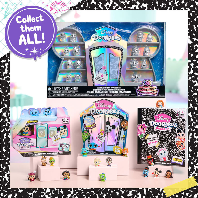 Disney Doorables NEW Academy Surprise Locker, Collectible Figures, Styles May Vary