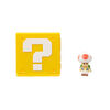 The Super Mario Bros. Movie - 1.25" Mini Figure with Question Block - Toad