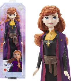 Disney Frozen Anna Fashion Doll and Accessory Toy Inspired by the Movie Disney Frozen 2
