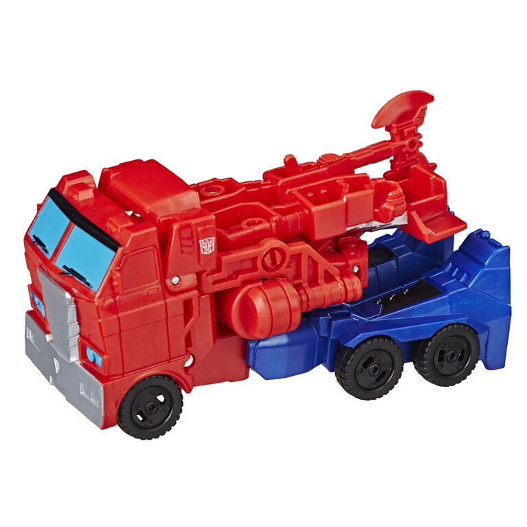Transformers Cyberverse Action Attackers: 1-Step Changer Optimus Prime.