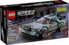 LEGO Speed Champions Time Machine from Back to the Future Building Toy for Kids, Ages 9+ - 77256