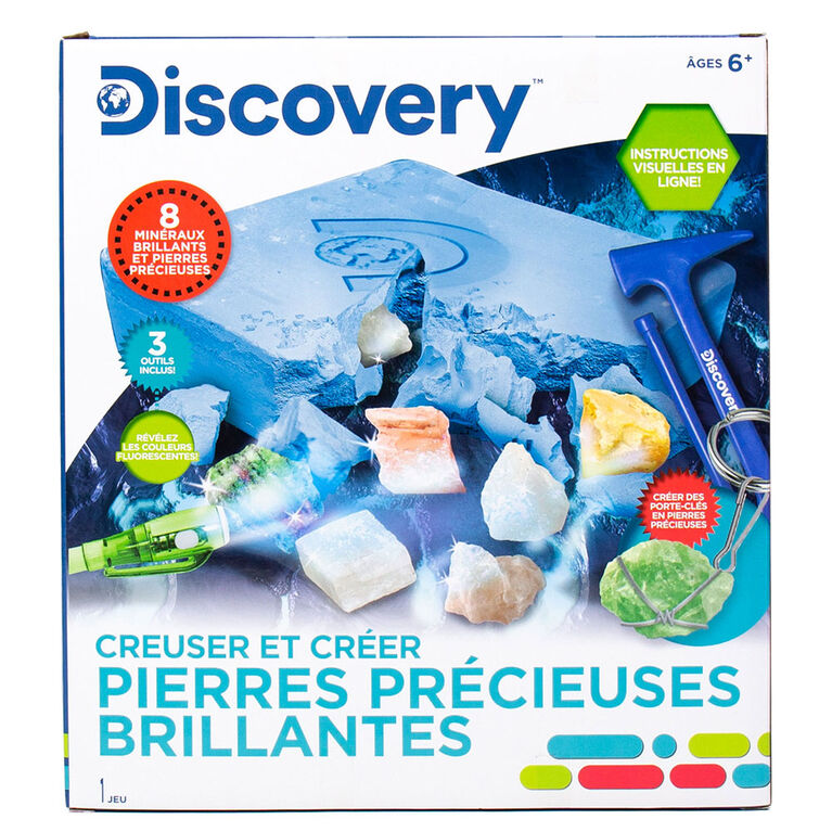 Discovery Glowing Minerals - Colours and styles may vary