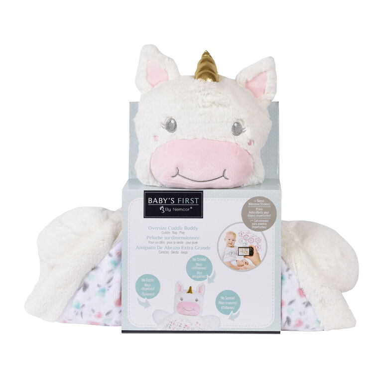 Baby's First By Nemcor Peluche surdimensionnee- licorne