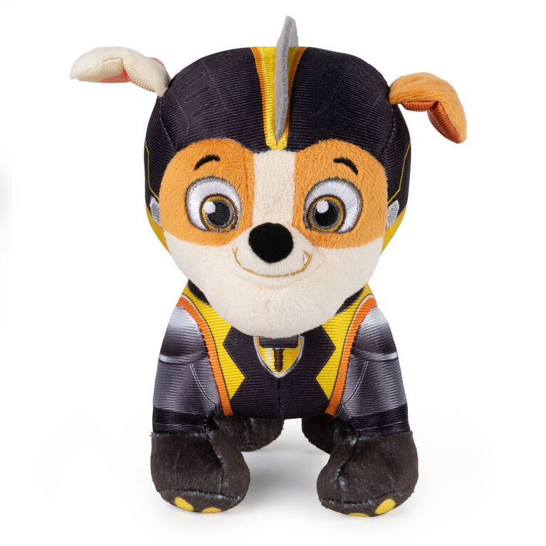 PAW Patrol, 8-Inch Mighty Pups Super PAWs Rubble Plush