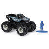 Monster Jam, Official Blue Thunder Truck, Die-Cast Vehicle, Over Cast Series, 1:64 Scale