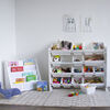 Toy Organizer with 16 Bins, White/White