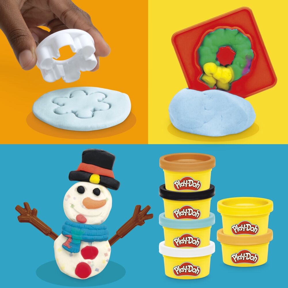 Play-Doh Calendrier de l'avent des fêtes, coffret de pâte à modeler