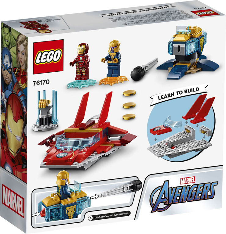 LEGO Super Heroes Iron Man contre Thanos 76170 (103 pièces)
