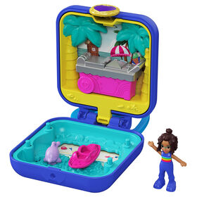 Polly Pocket Coffret Shani &agrave; la Plage avec Mini-Poup&eacute;e Shani et Accessoires