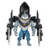 BATMAN, 4-Inch KING SHARK Mega Gear Deluxe Action Figure with Transforming Armor