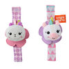 Rattle & Teethe Wrist Pals Toy - Unicorn & Llama