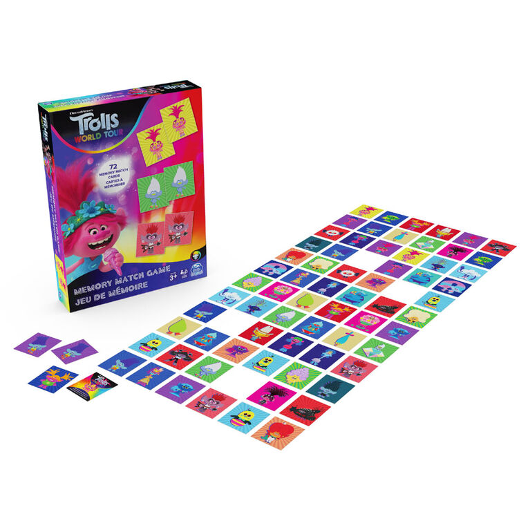 Trolls World Tour Memory Match Game