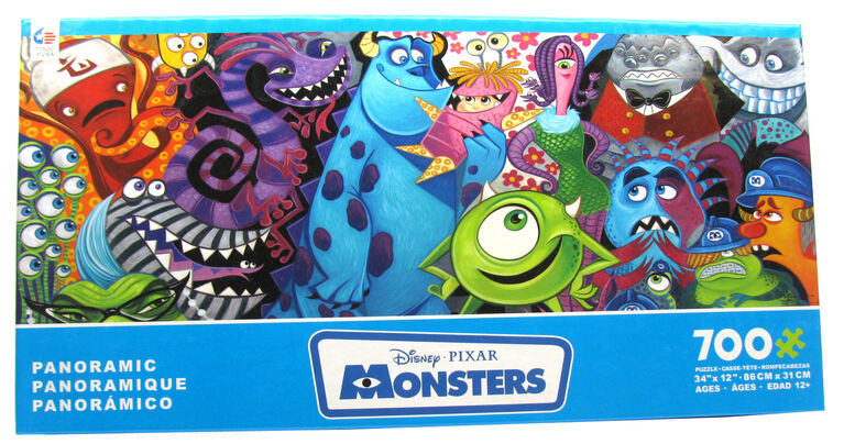 Ceaco - Disney: Panoramic Monsters Puzzle (700 Pieces)