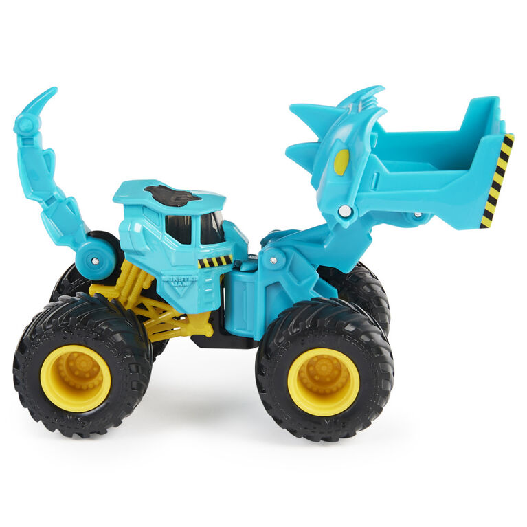 Monster Jam, Official Scoopz Dirt Squad Scooper Monster Truck with Moving Parts, 1:64 Scale Die-Cast Vehicle