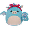 Squishmallows 7.5" - Tatiana - Dark Teal Dragon with Bandana