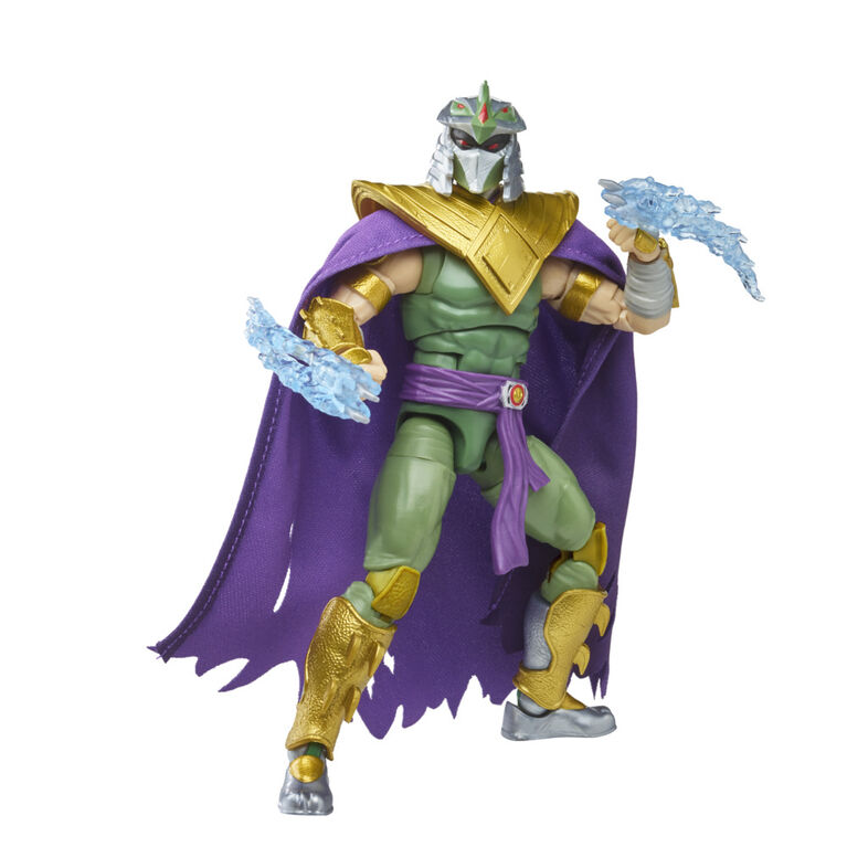 Power Rangers X Teenage Mutant Ninja Turtle figurine collaborative Morphed Shredder Ranger vert