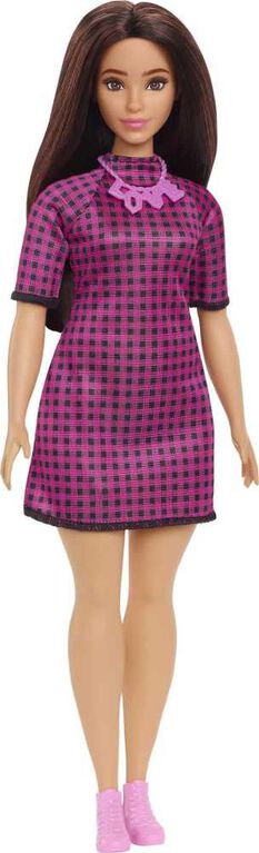 Barbie- Fashionistas- Poupée 188, robe, collier "Love"