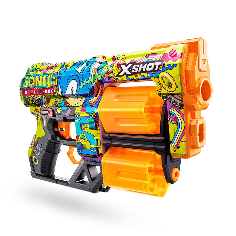 XSHOT Skins Dread Blaster - Hyper Spike Skin (12 Darts) by ZURU